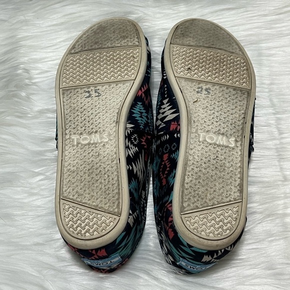 TOM’S Aztec Print Multicolor Women Shoes Sz W7.5 - Picture 10 of 16